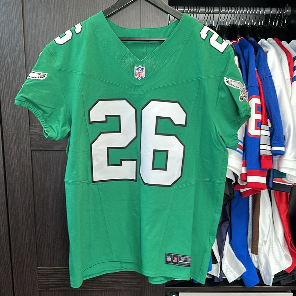 Saquon Barkley Philadelphia Eagles Nike Vapor F.U.S.E. Elite Jersey - 48/XL*